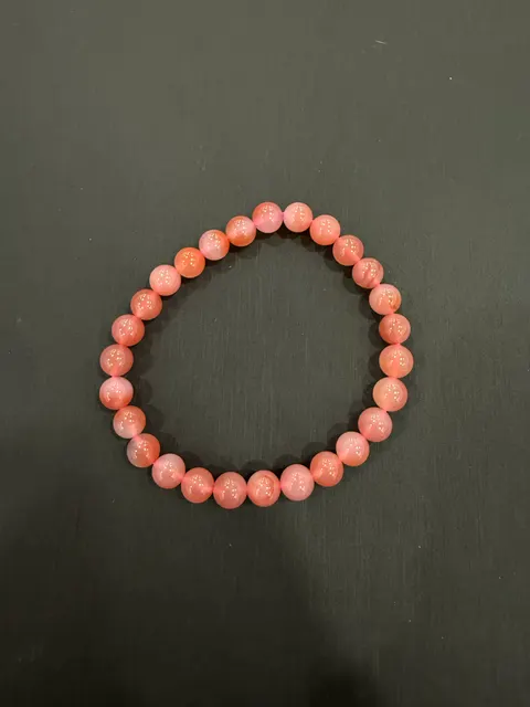 粉色瑪瑙・手珠串 AGA-B-0-00021