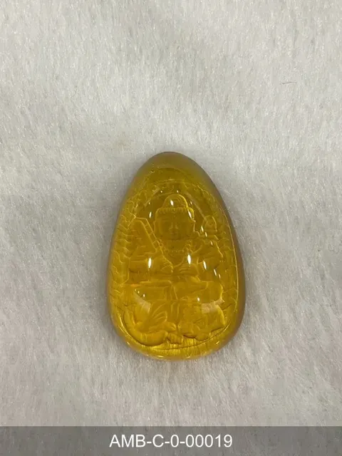 綠珀雕件 AMB-C-0-00019