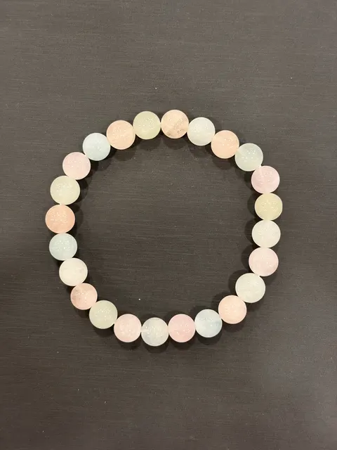 多色綠柱石・手串珠 BER-B-0-00004