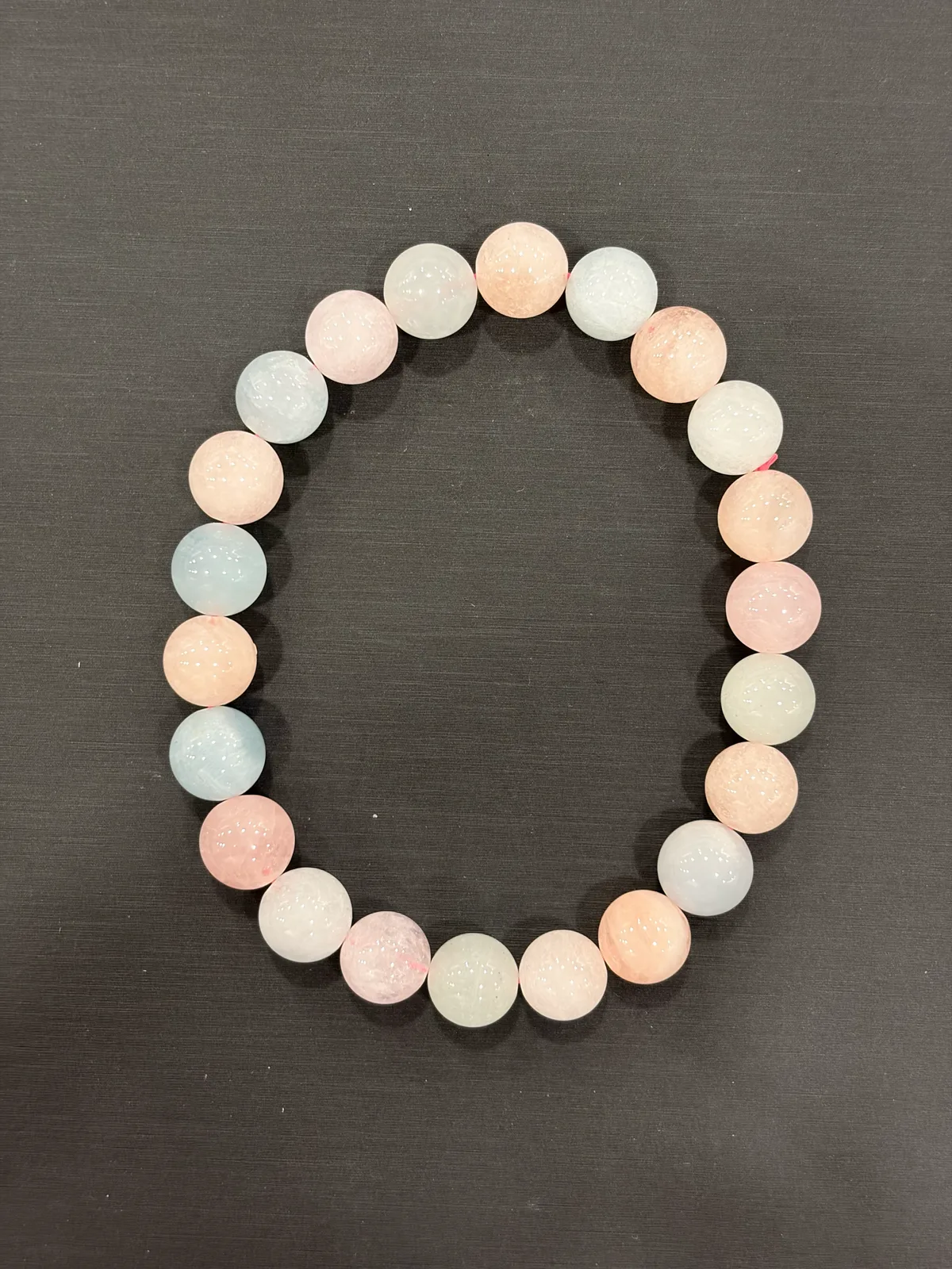 多色綠柱石・手串珠 BER-B-0-00005