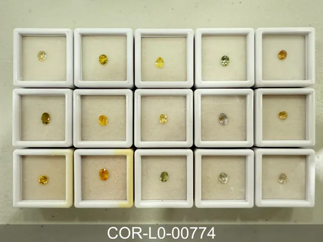 黃藍雙色剛玉 COR-L0-00774