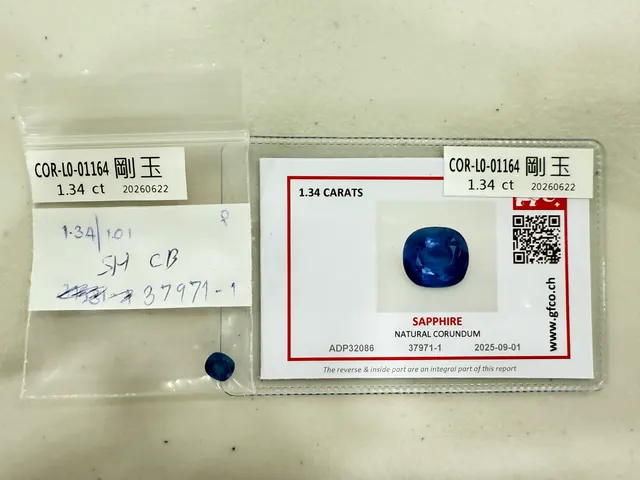 藍色調剛玉 COR-L0-01164