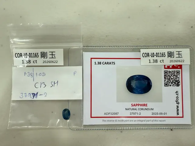 藍色調剛玉 COR-L0-01165