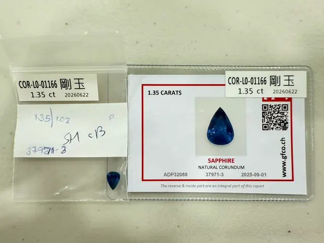 藍色調剛玉 COR-L0-01166