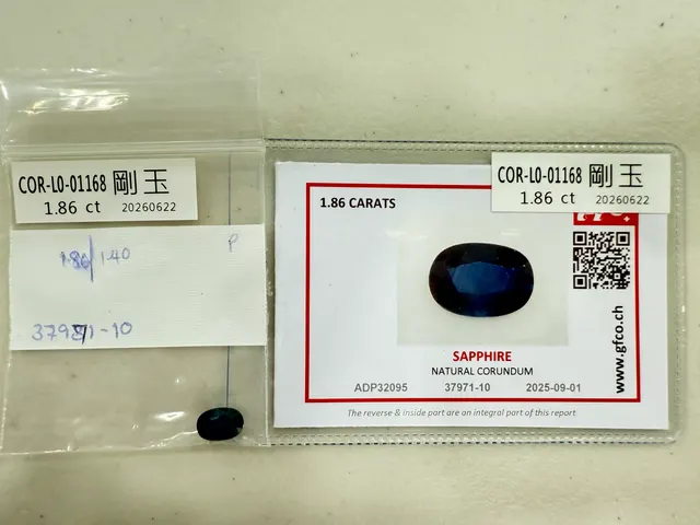 藍色調剛玉 COR-L0-01168