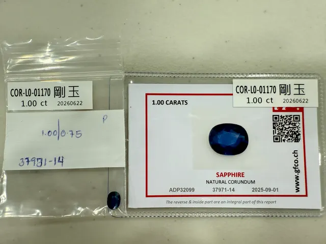 藍色調剛玉 COR-L0-01170