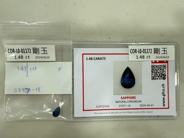 藍色調剛玉 COR-L0-01172