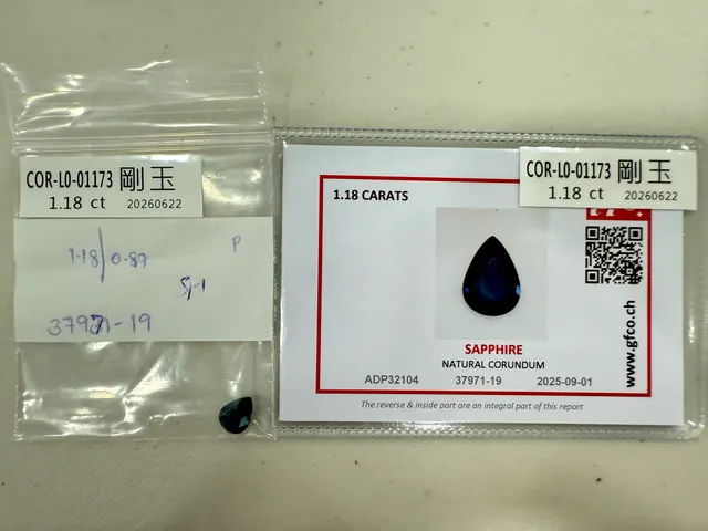 藍色調剛玉 COR-L0-01173