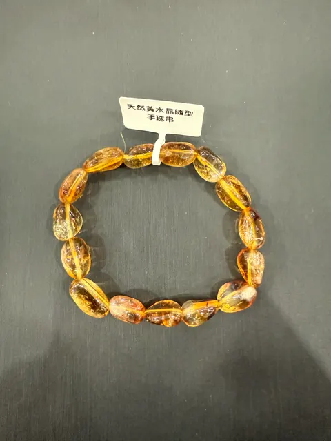 黃色黃水晶・手珠串 QCI-B-0-00002