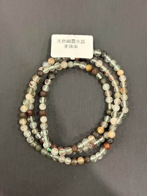 白色水晶・長珠串 QCR-B-0-00020