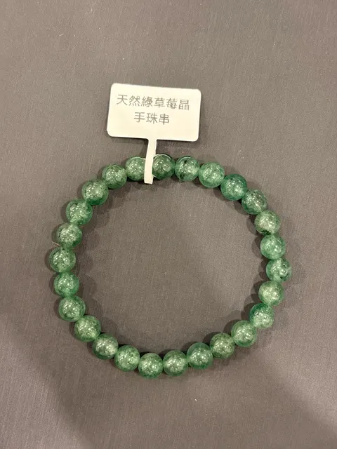 綠色水晶・手珠串 QCR-B-0-00036