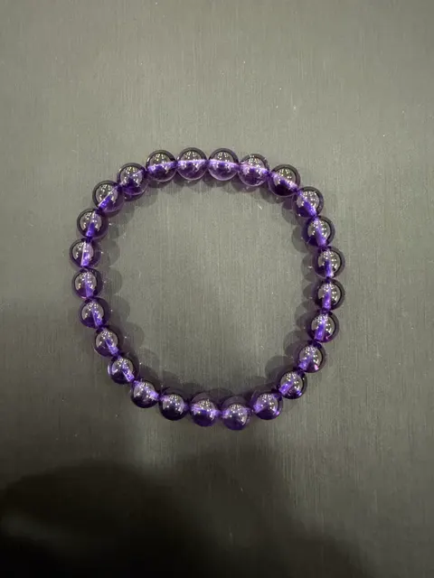 紫色水晶・手珠串 QCR-B-0-00056